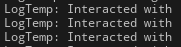 Testing interaction in Unreal Editor