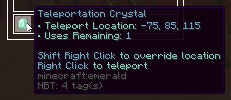 Teleportation Crystals