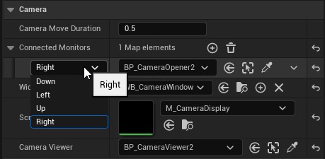 Camera Opener Properties