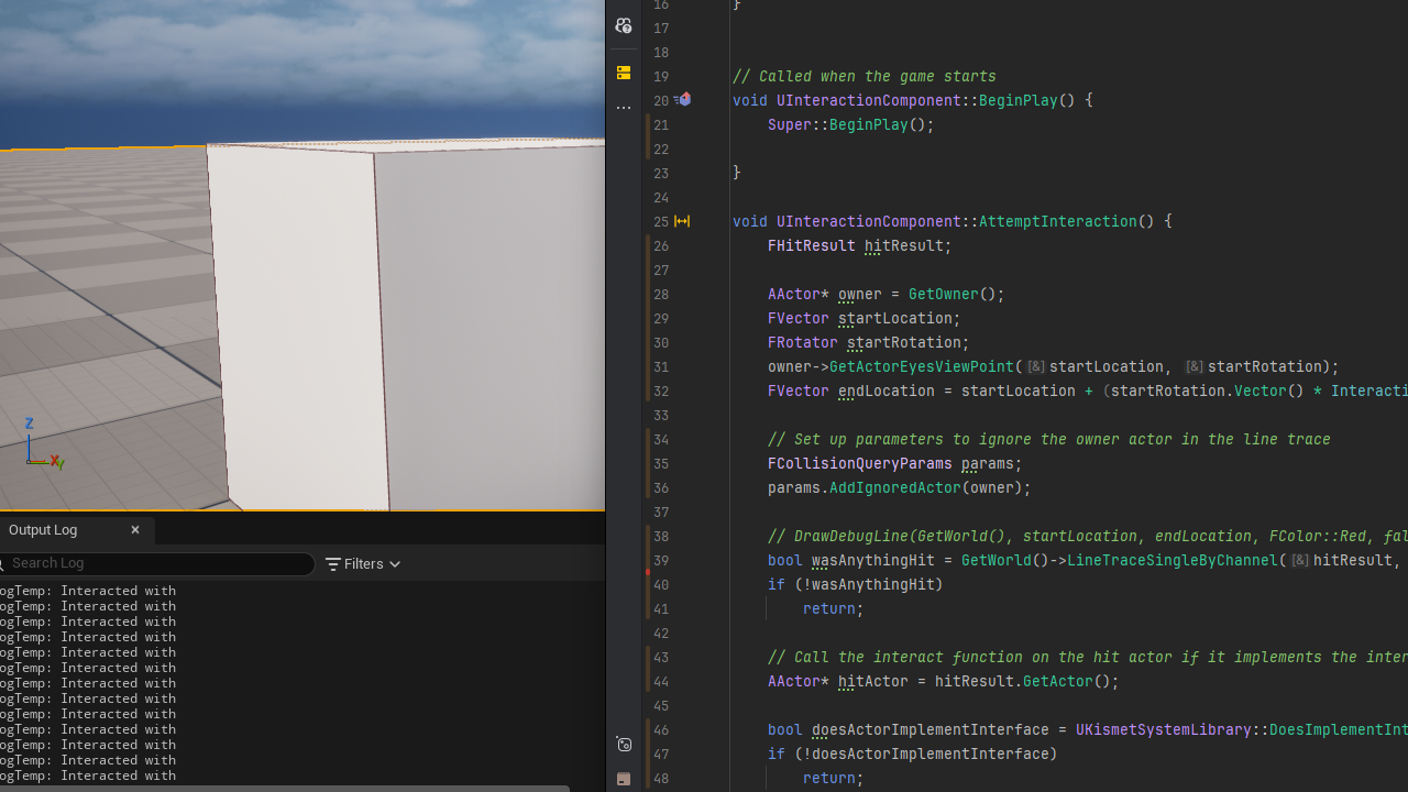 Unreal Engine Interfaces & Interaction