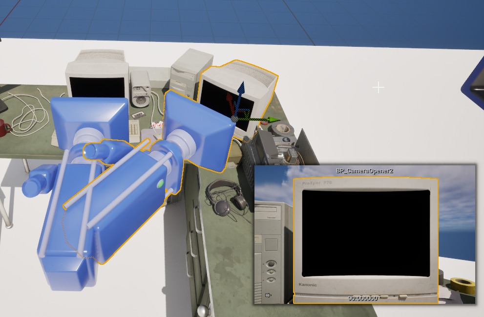 Camera Opener Object Selected